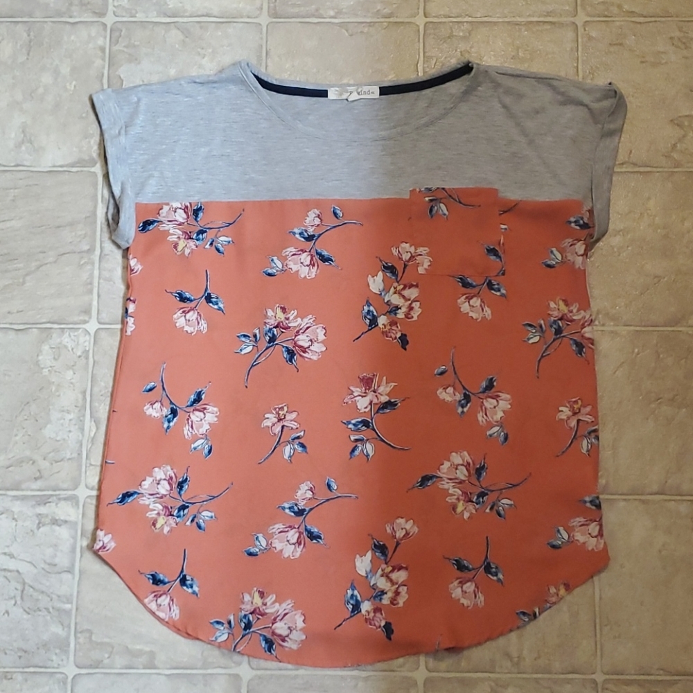 Rewind shirt.   Super cute.  Size L